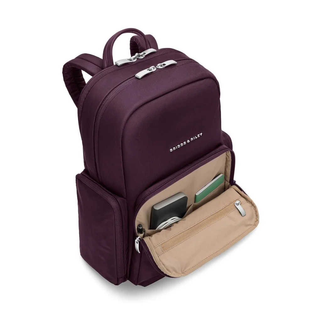 Briggs & Riley plum burgundy rhapsody backpack PK240-64_Front.jpg?format=1000w main image 4