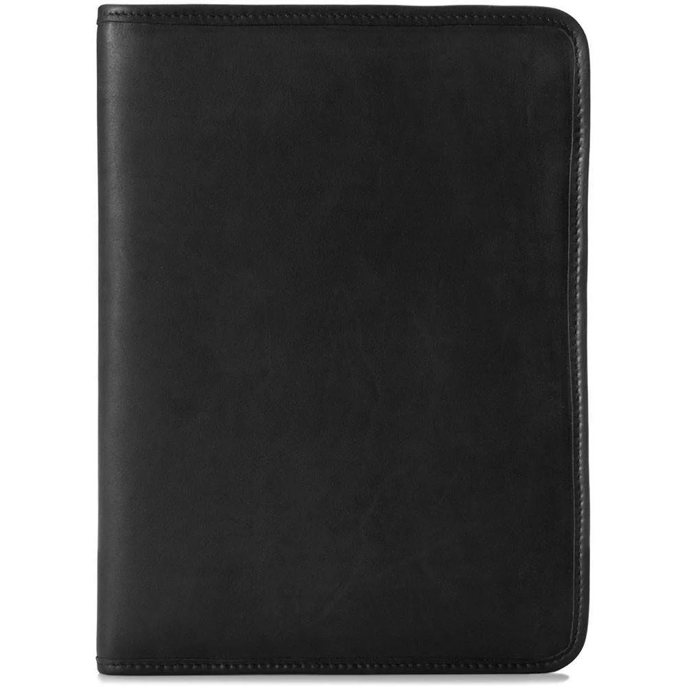 Jack Georges University 2111 Letter Size Writing Pad Holder - Black