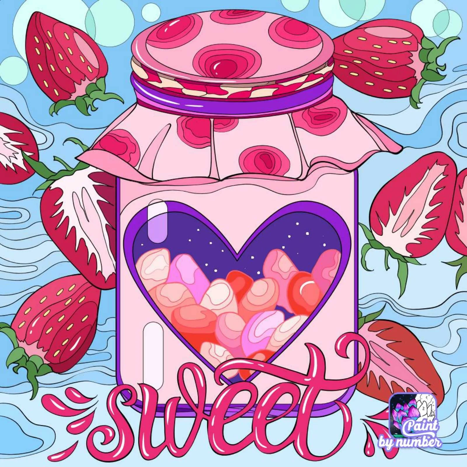 Painting Sweets in a Jar