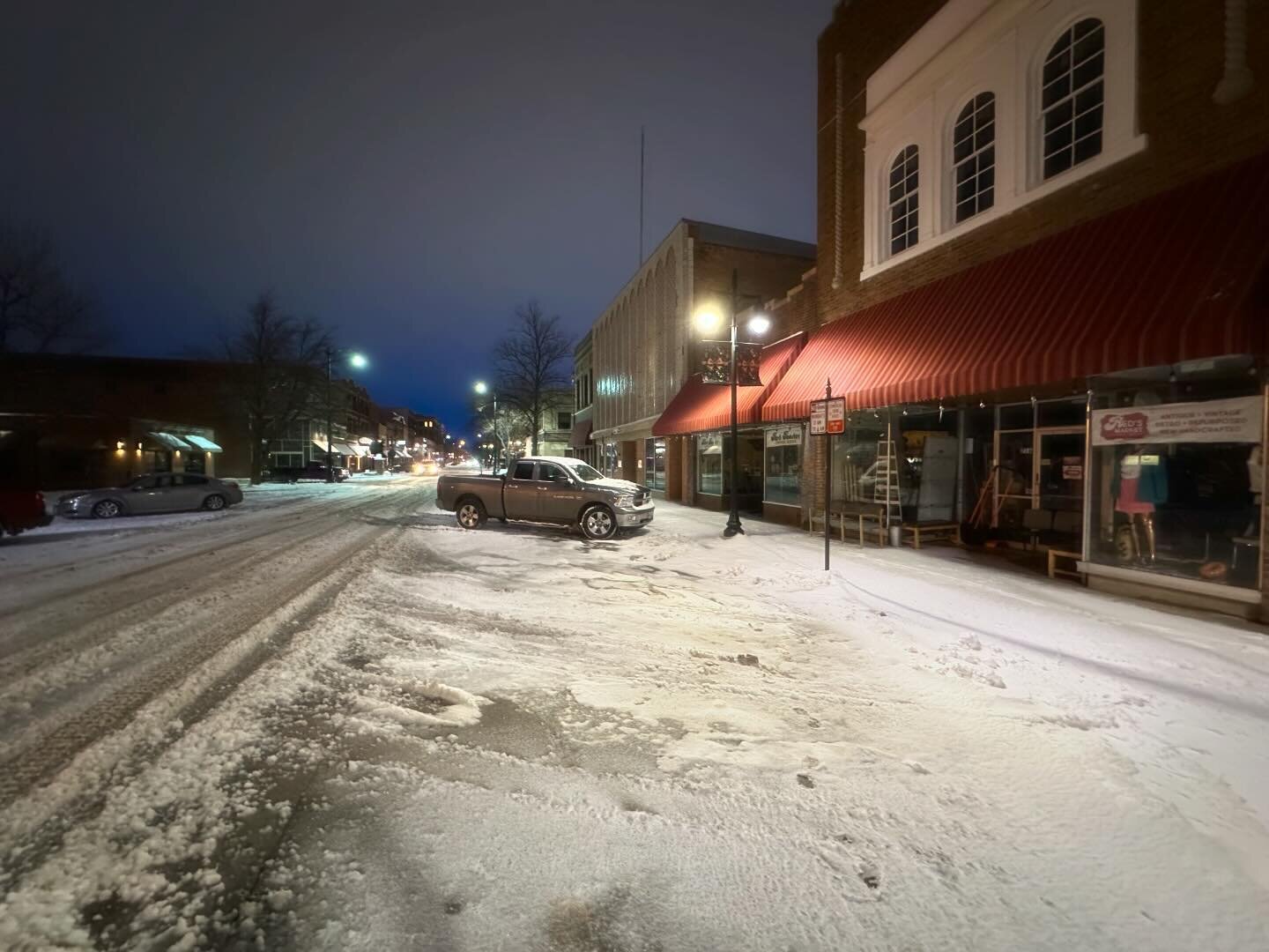 OPEN for a while today. Until at least 2pm. The news of our impending snowy doom has been greatly exaggerated. Or at least the time of its onset has.