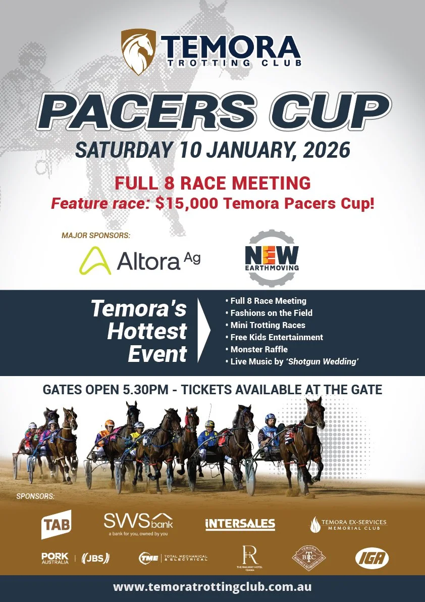 Temora Trotting Club- Pacers Cup 2026!