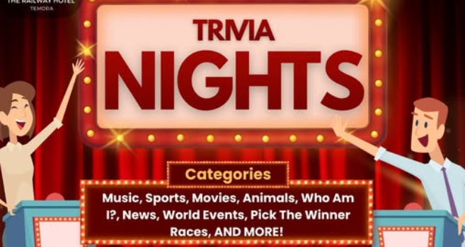 Trivia at the Railway Hotel!