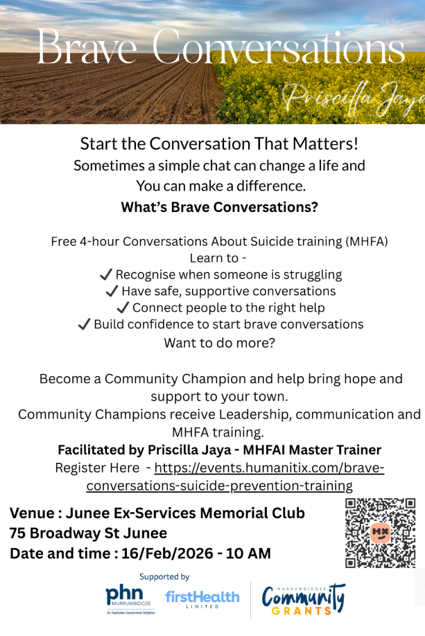 Brave Conversations - Suicide Prevention Training.