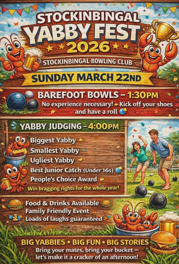 Stockinbingal Yabby Fest 2026