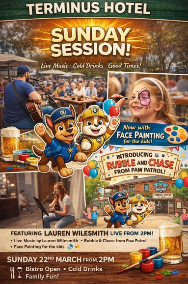 A family fun afternoon at the Terminus Hotel!