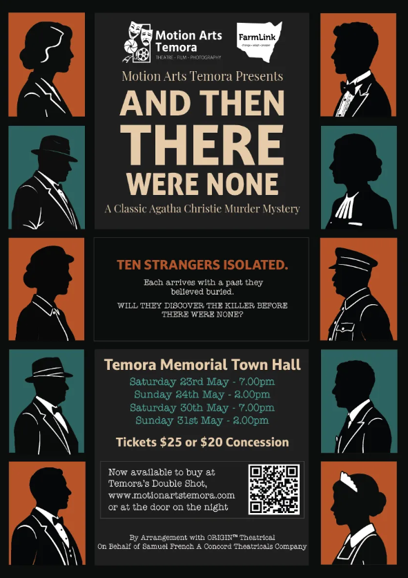 Motion Arts Temora Presents:  And Then There Were None