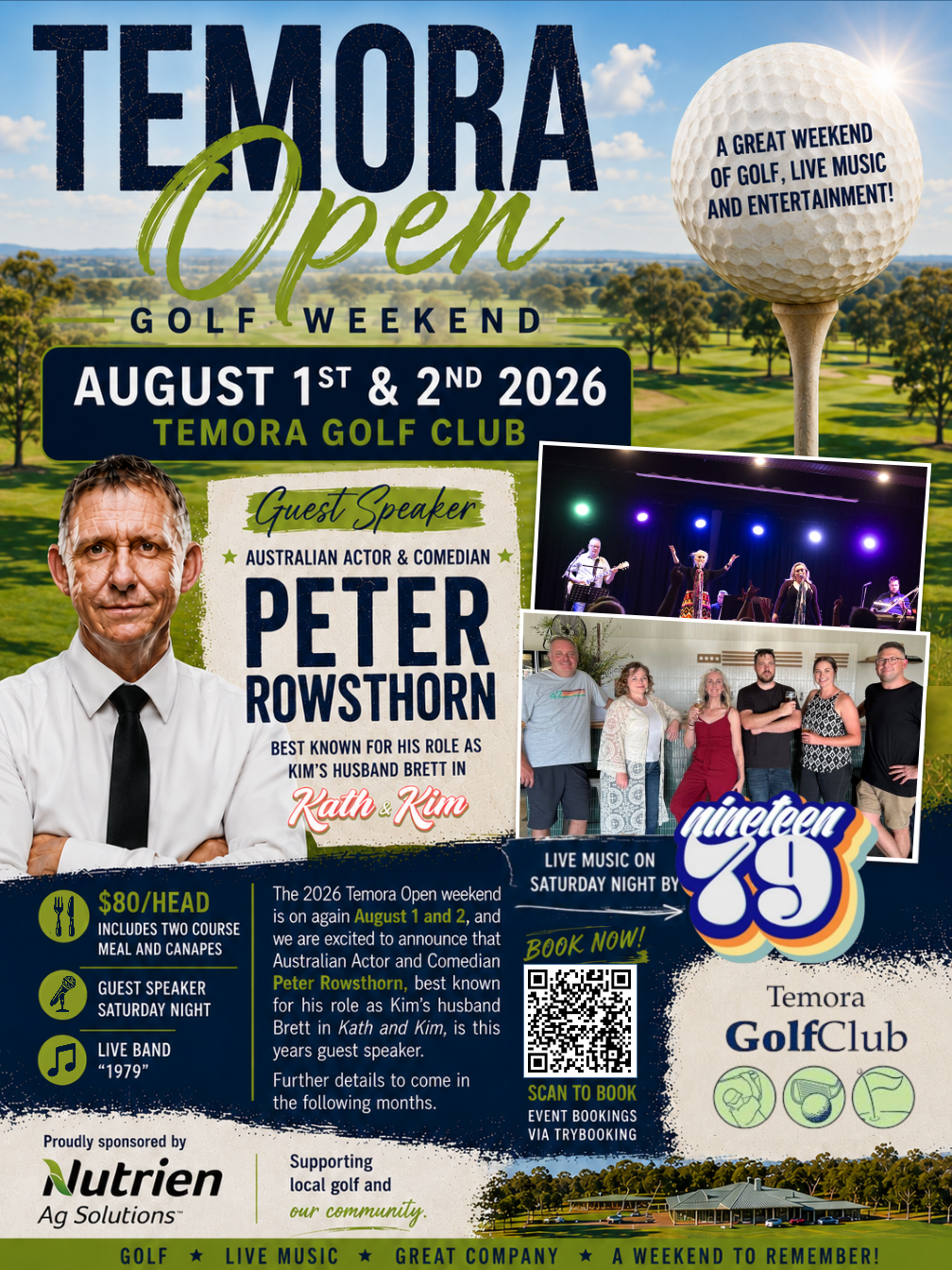 Temora Golf Open Weekend Dinner 