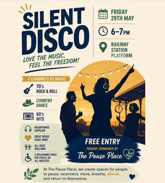 Silent Disco at the Railway Precinct Platform