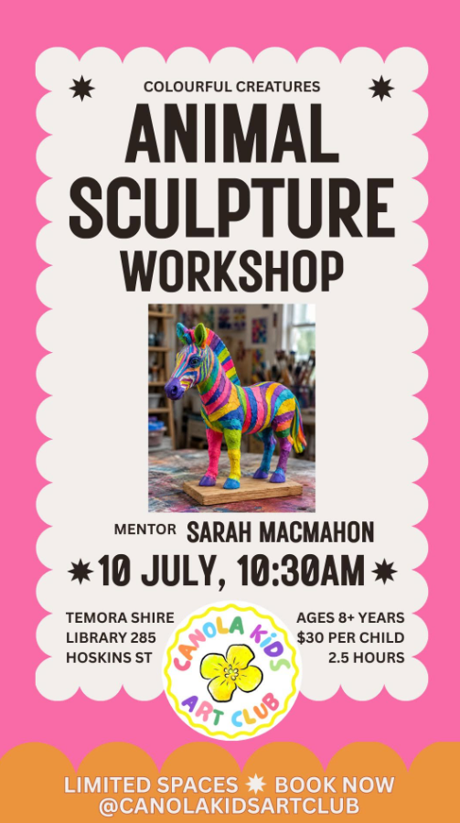Kids Animal Sculpture Workshop – Colourful Creatures