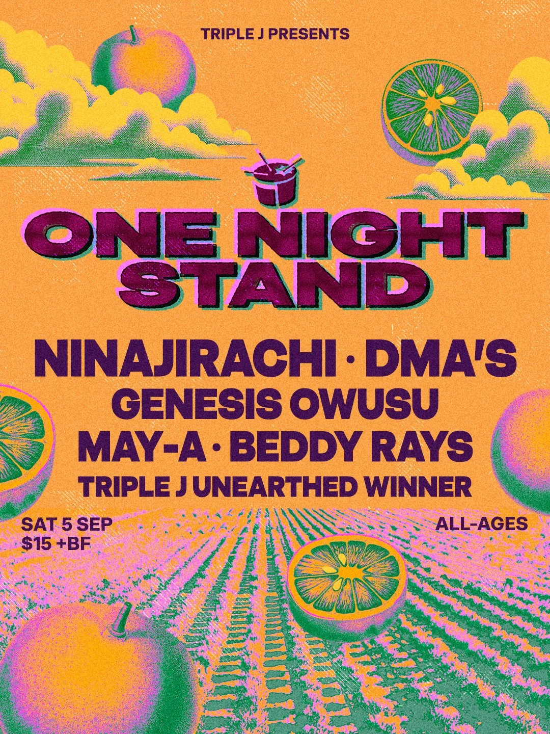 Triple j’s One Night Stand! All Ages!