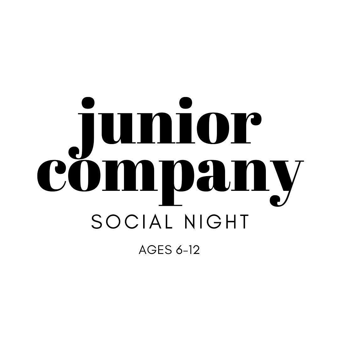 Calling all 6-12 year olds! We&rsquo;re hosting a Junior Company Social Night on Friday June 9th from 6-8:30! 

If you&rsquo;ve been part the last two shows or you&rsquo;re interested in joining us next season, come hang out with u! We&rsquo;ll play 