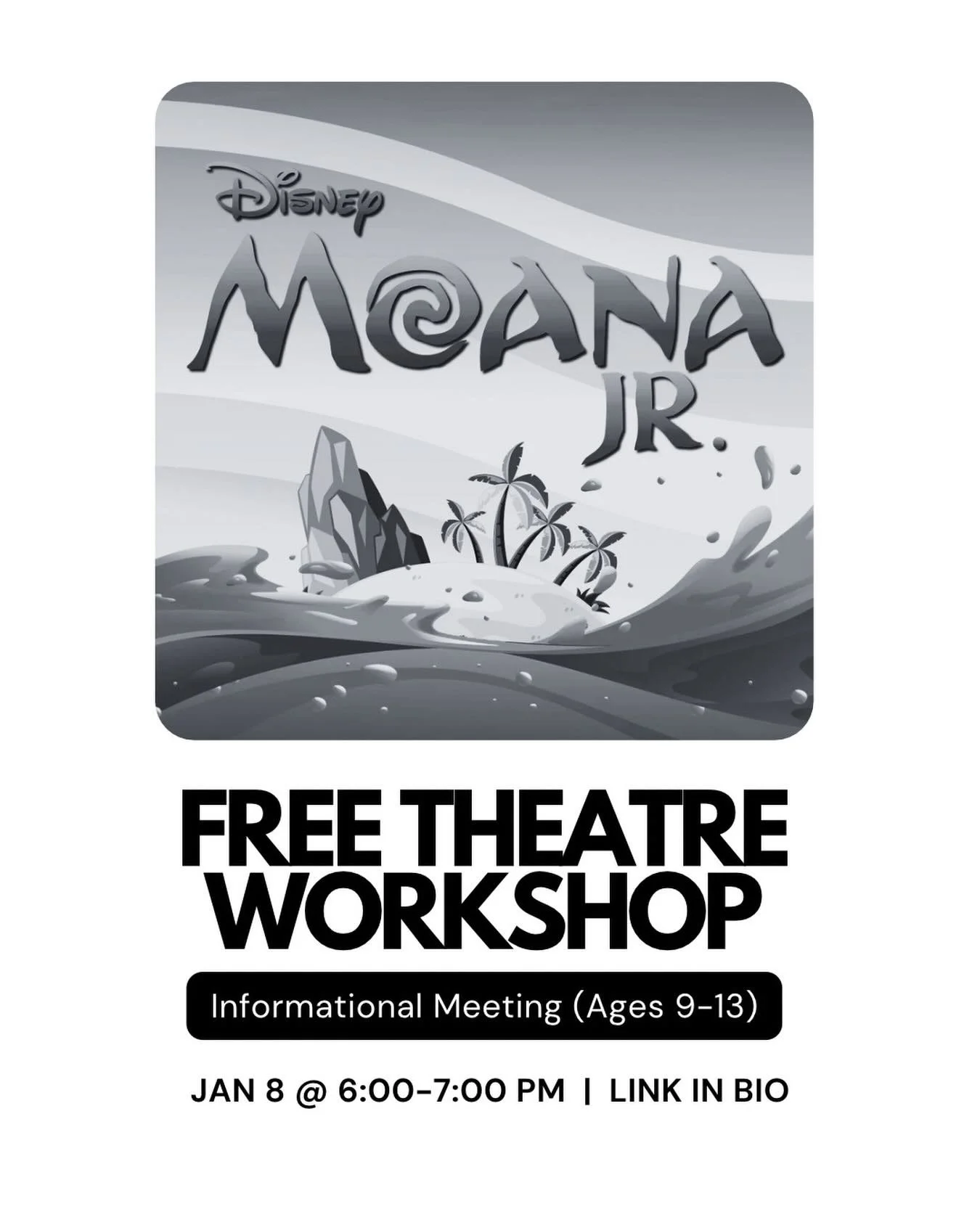 Come journey with us as we take on Moana Jr with Junior Company! Free workshop is coming at the beginning of January and we want you to be there! Link in our bio for more info! 

#lanti #performingarts #musicaltheatre