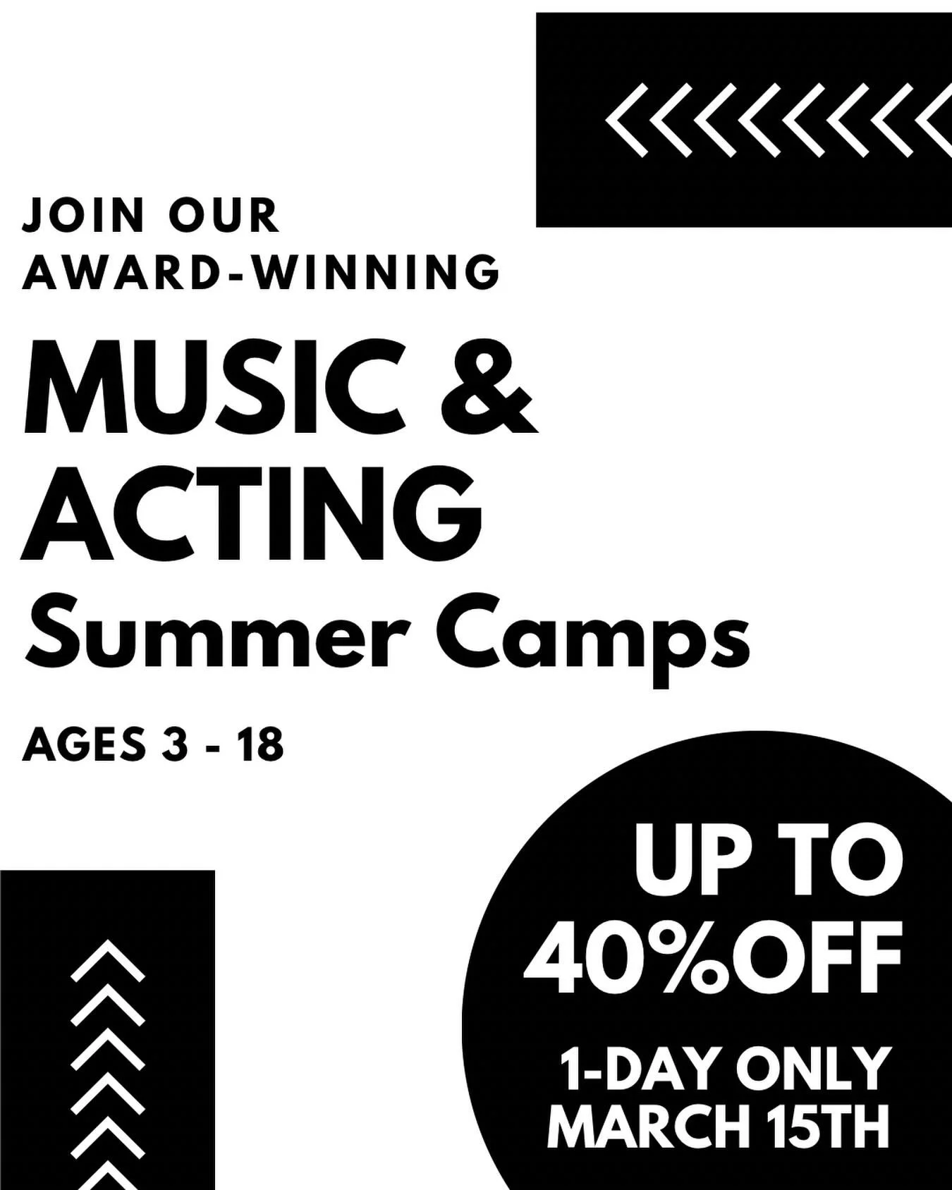 9 days!! The countdown is on to our Big Summer Sale! Don&rsquo;t miss these prices, they&rsquo;ll only be good for 24 hours on March 15th and every camp will be on sale! 

#Lanti #summer #summersale #summercamp #sale