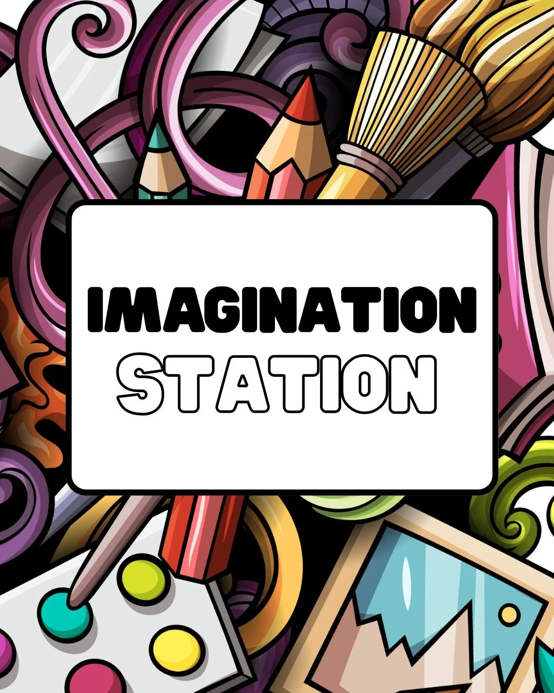 If you can dream it, you can do it! Ages 4-9 step into this play-based camp where kids will rotate through stations that focus on hands-on art, music, storytelling, acting games, movement, and more! Your creative kiddos won't want to miss camp the we