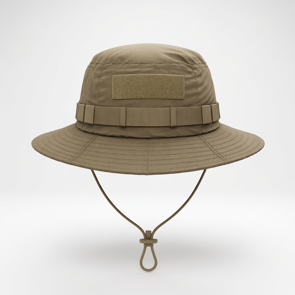Khaki Tactical Bucket Hat