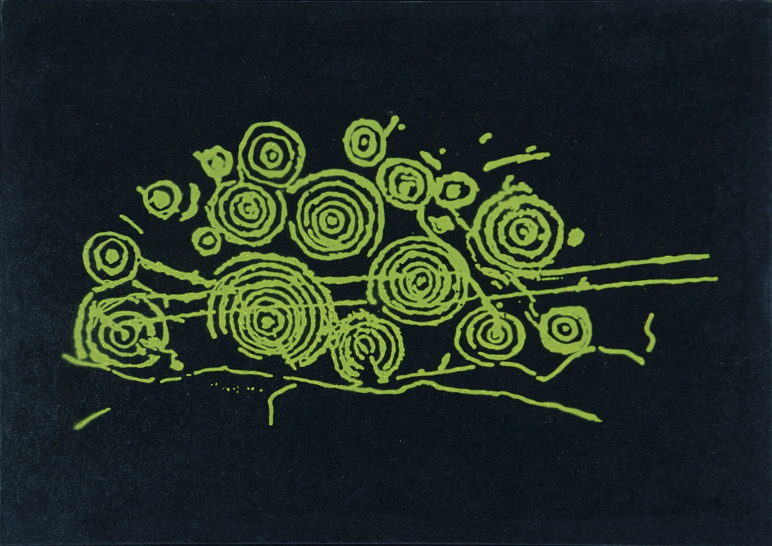  Chrom-Gelatine-Pigment-Druck mit Kadmium-Gelb 