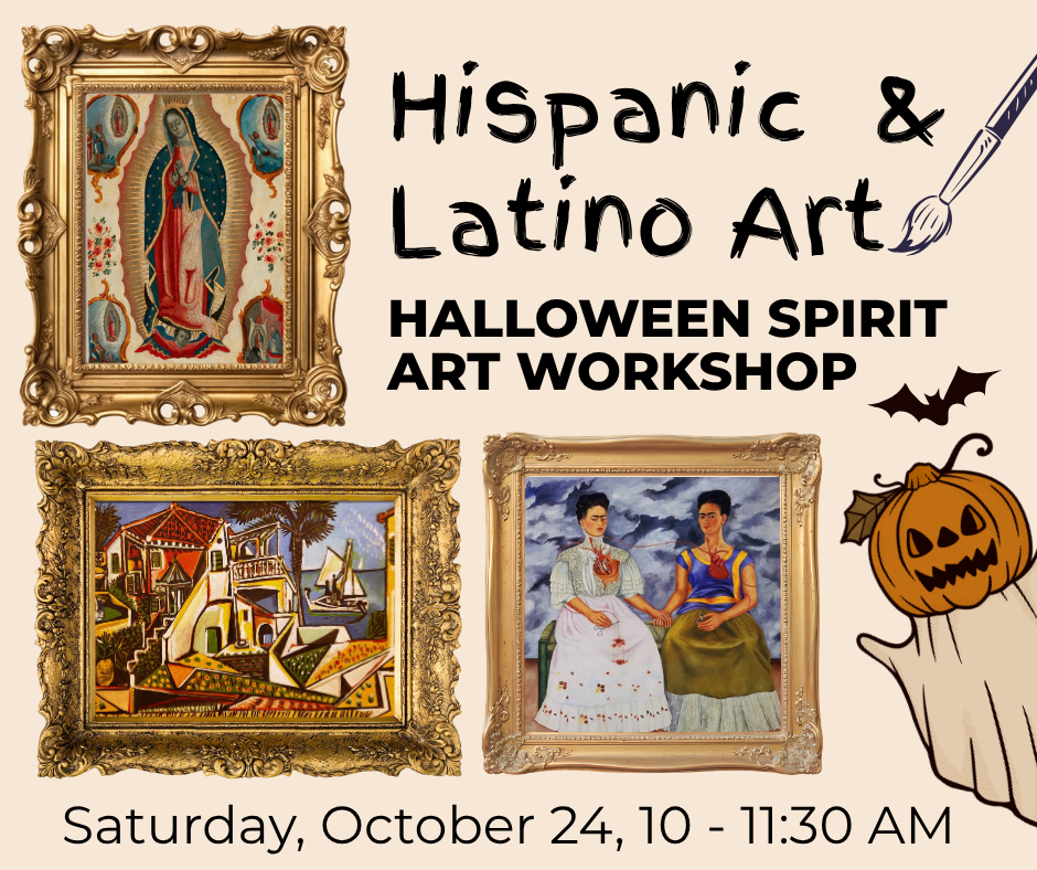 Hispanic  & Latino Art Halloween Spirit Art Workshop