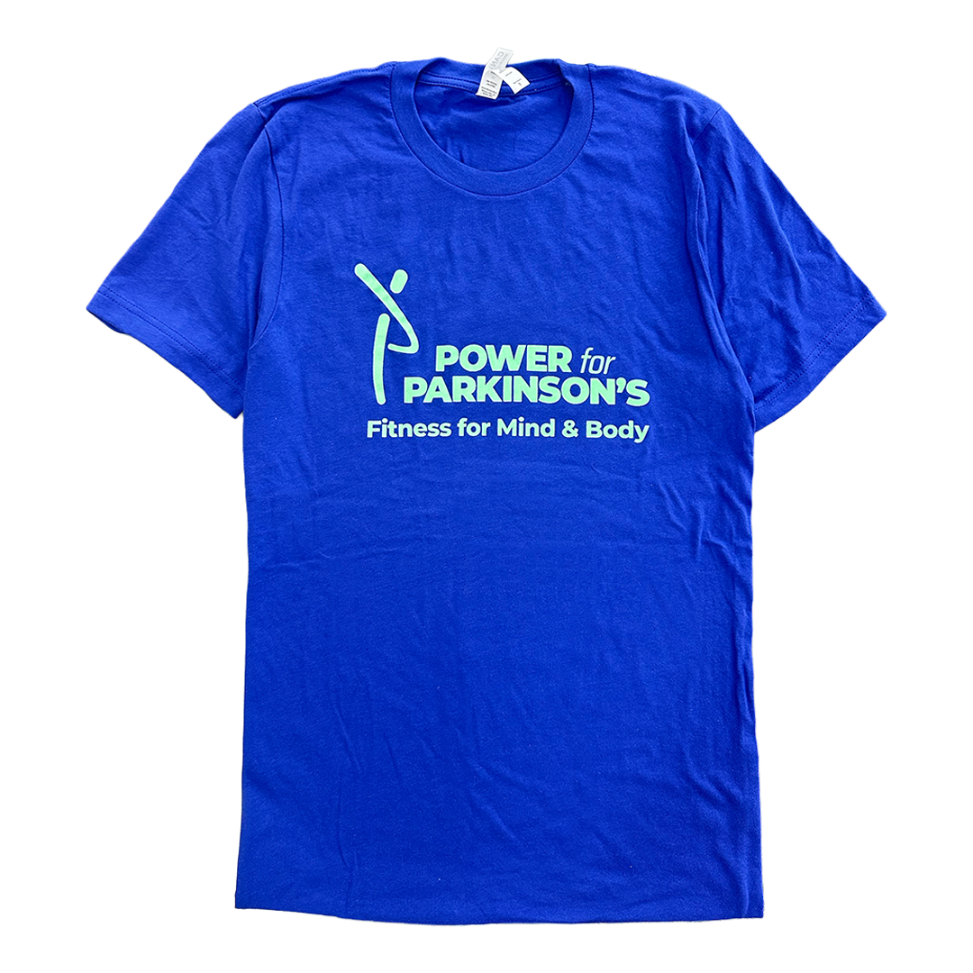 I Lost My Rigidity at Power for Parkinson's Blue T-Shirt