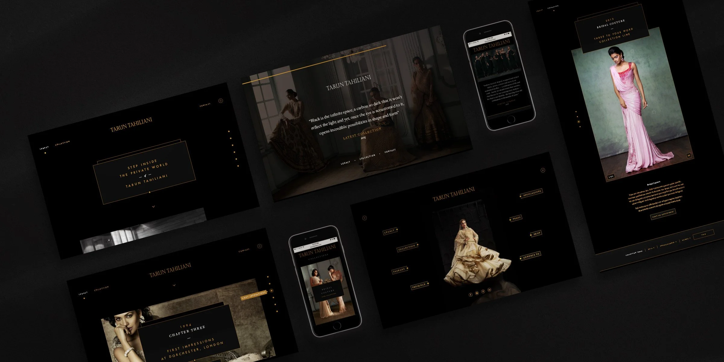 Tarun Tahiliani Website Design