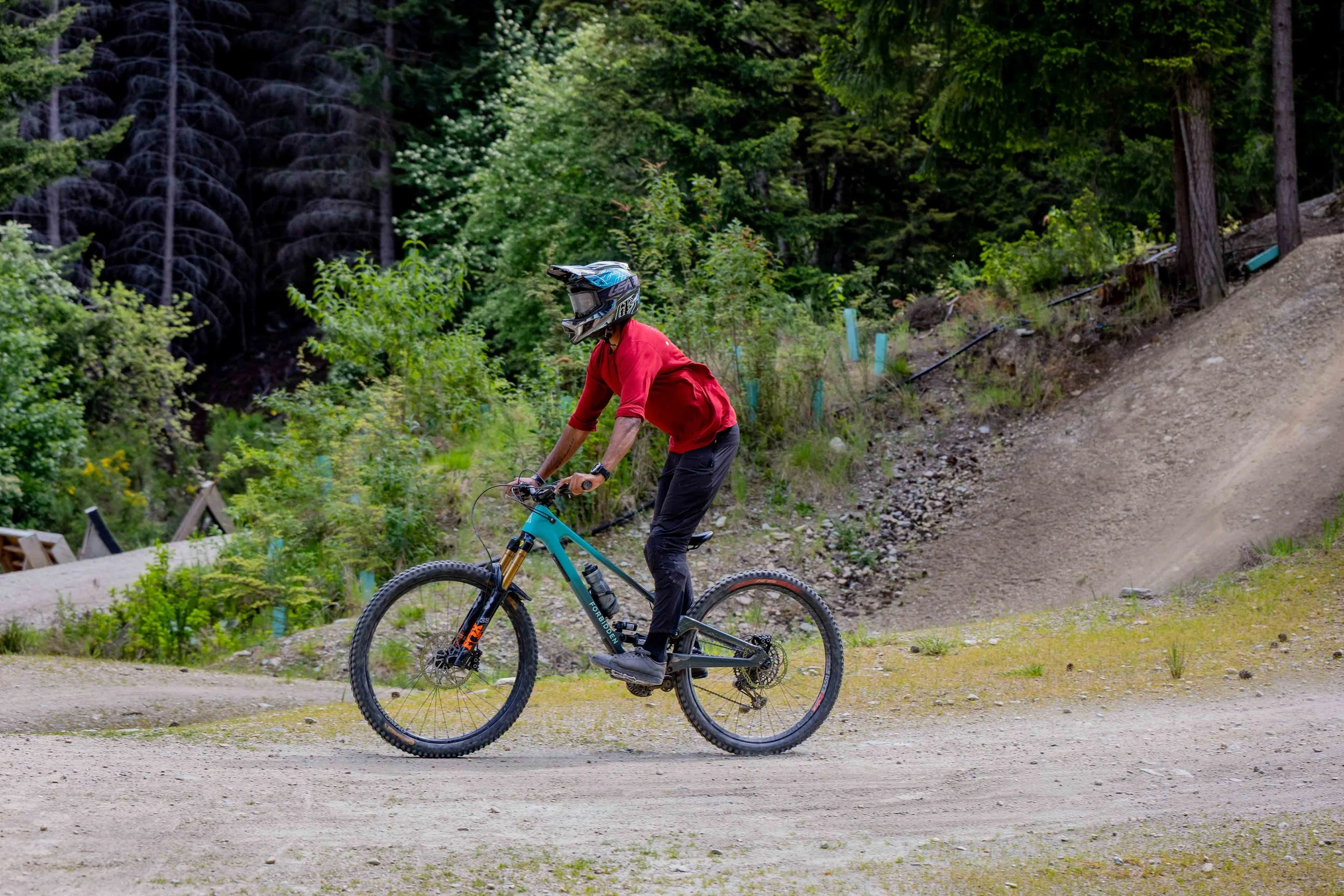 Private MTB jump lesson Queenstown at Wynyard jump park Mini Dream