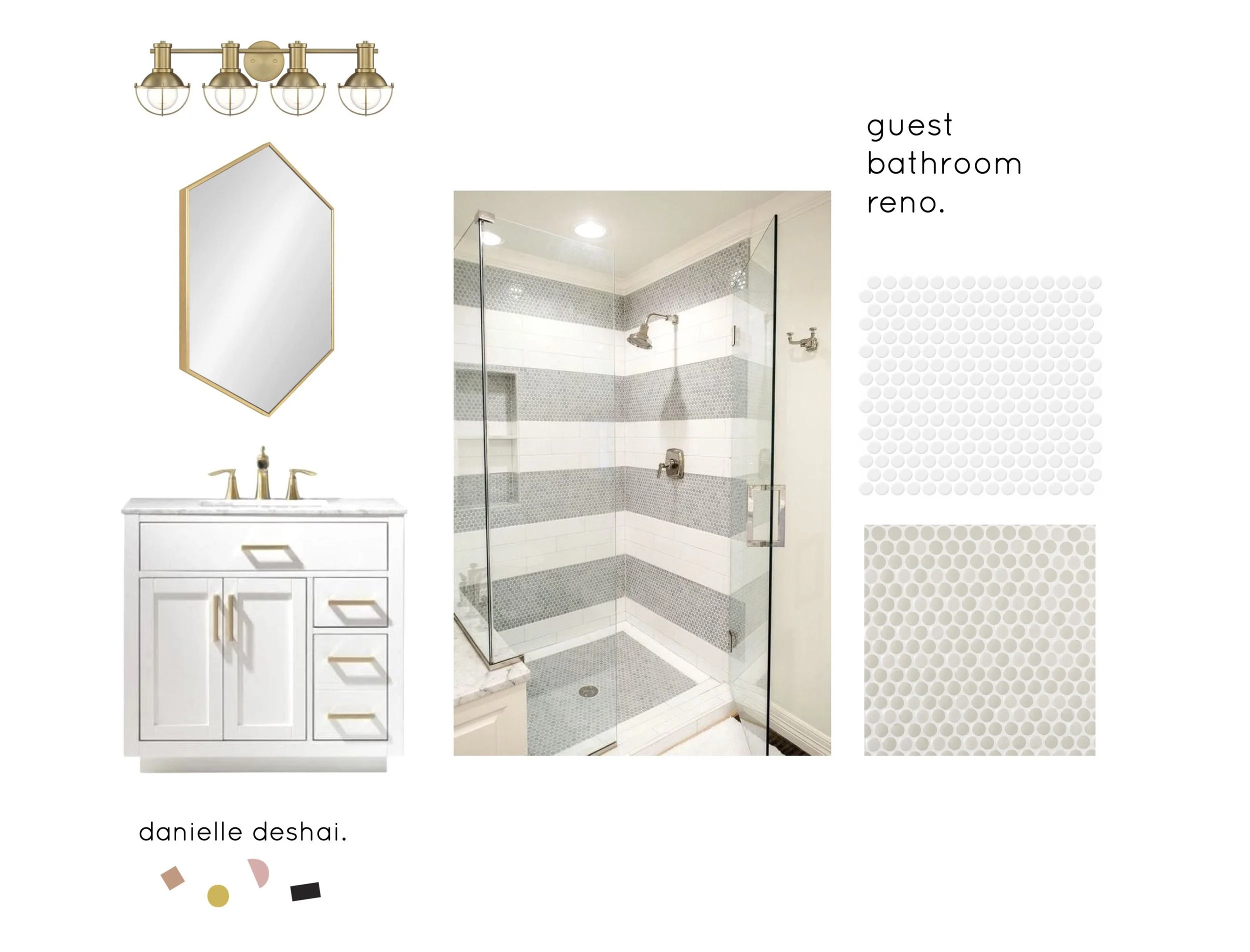 Guest Bathroom Renovation — danielle deshai.