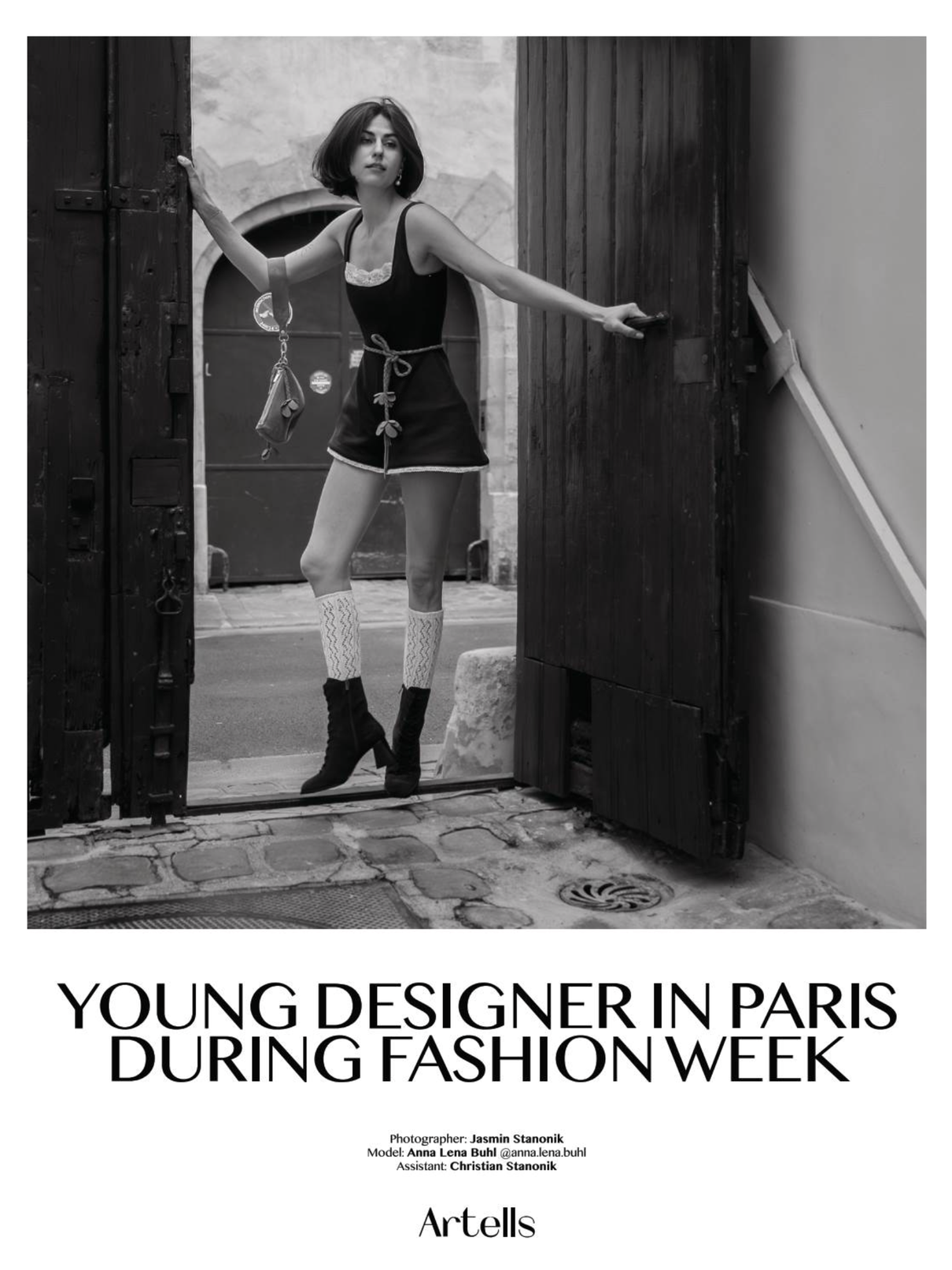 Lena Buhl at Fashion Week Paris 2025 in Artells Magazine March 2026 - FASHION