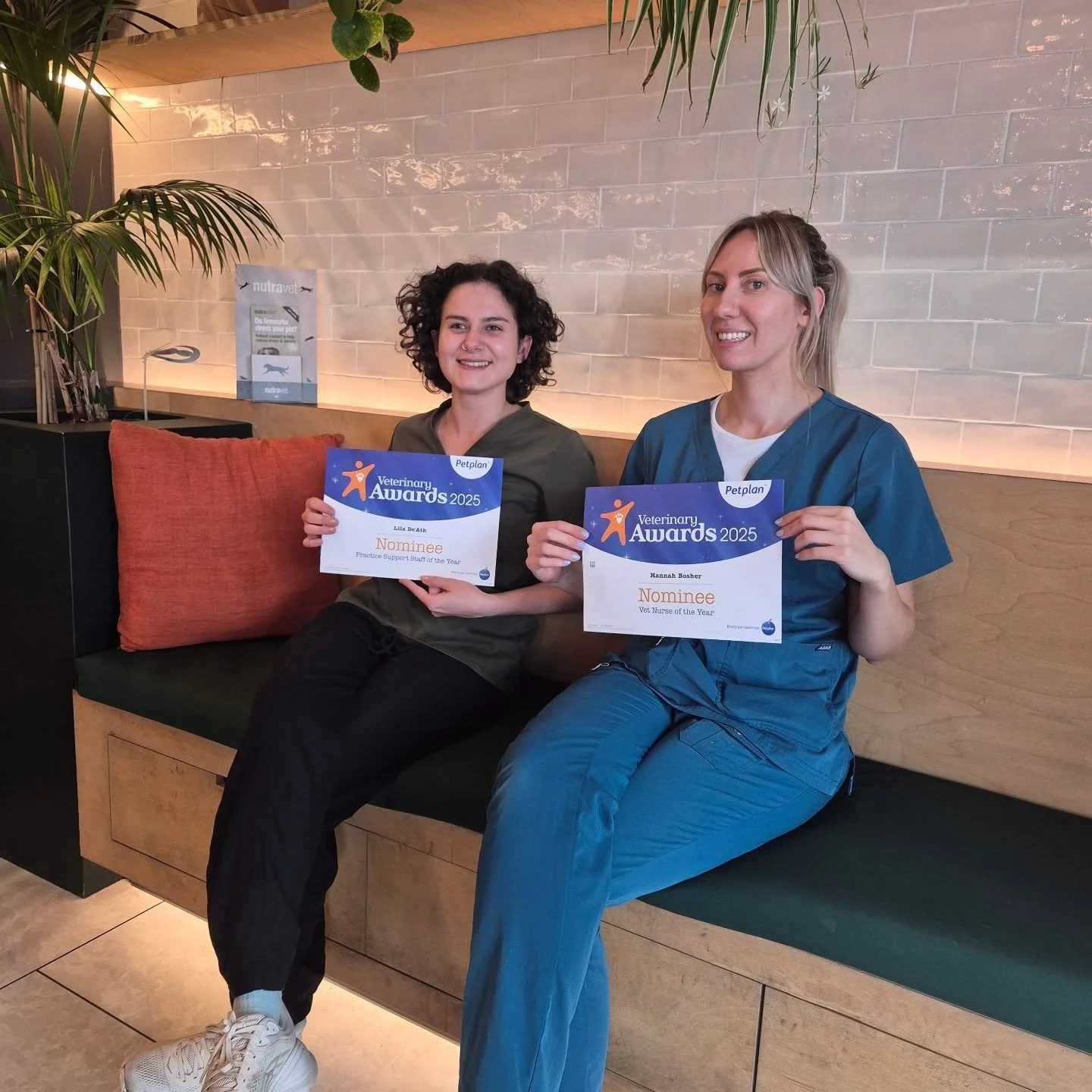 Congratulations to Hannah and Lila for their nominations! Thank you for all your support 💚 

Just being nominated means a lot! 🌟🎉🥰

#petplanvetawards #independentveterinarypractice #earlsfield #wimbledon #balham #tooting #veterinarylife #localvet