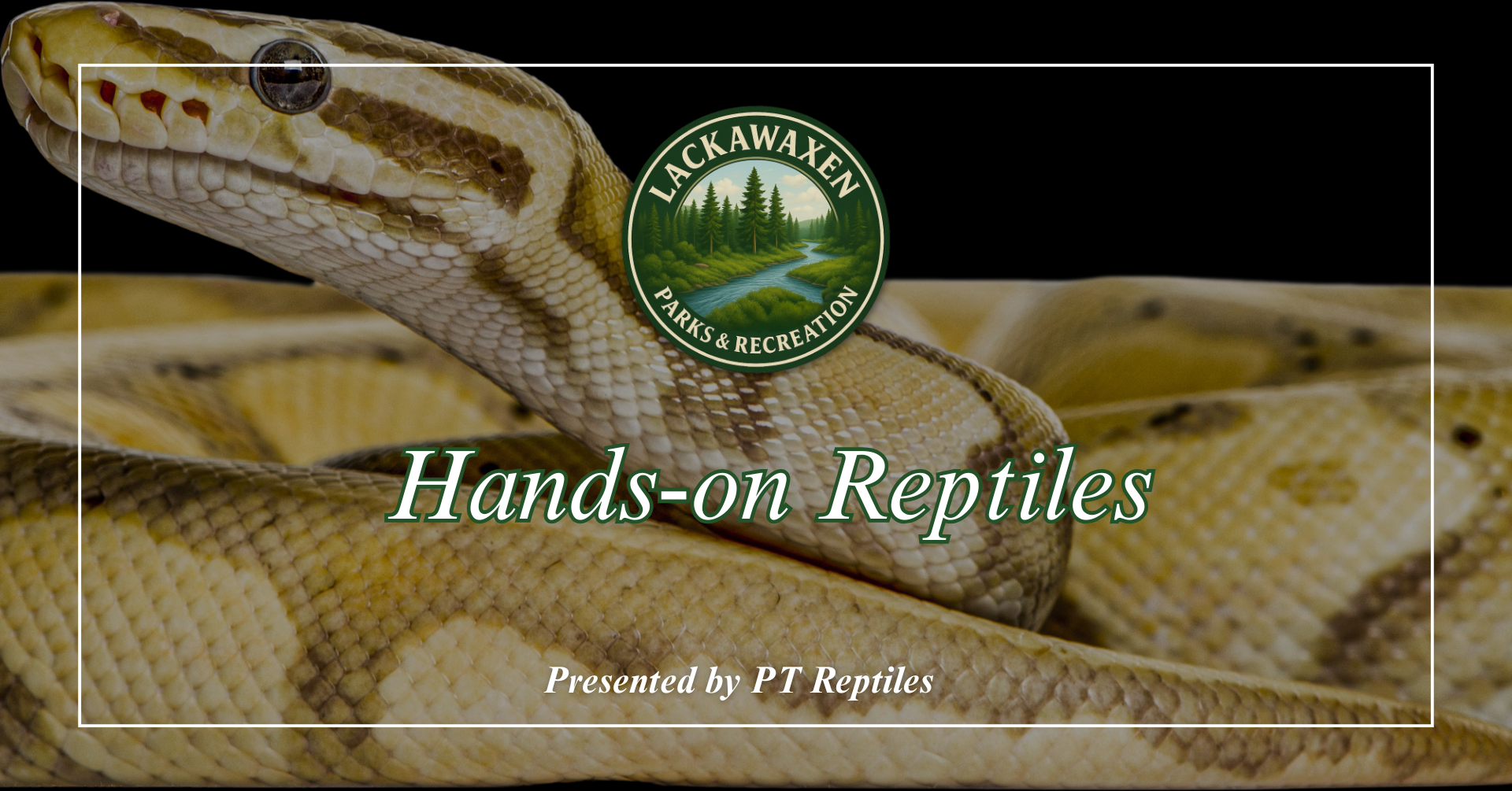 Parks &amp; Recreation "Hands-on Reptiles” with P.T. Reptiles