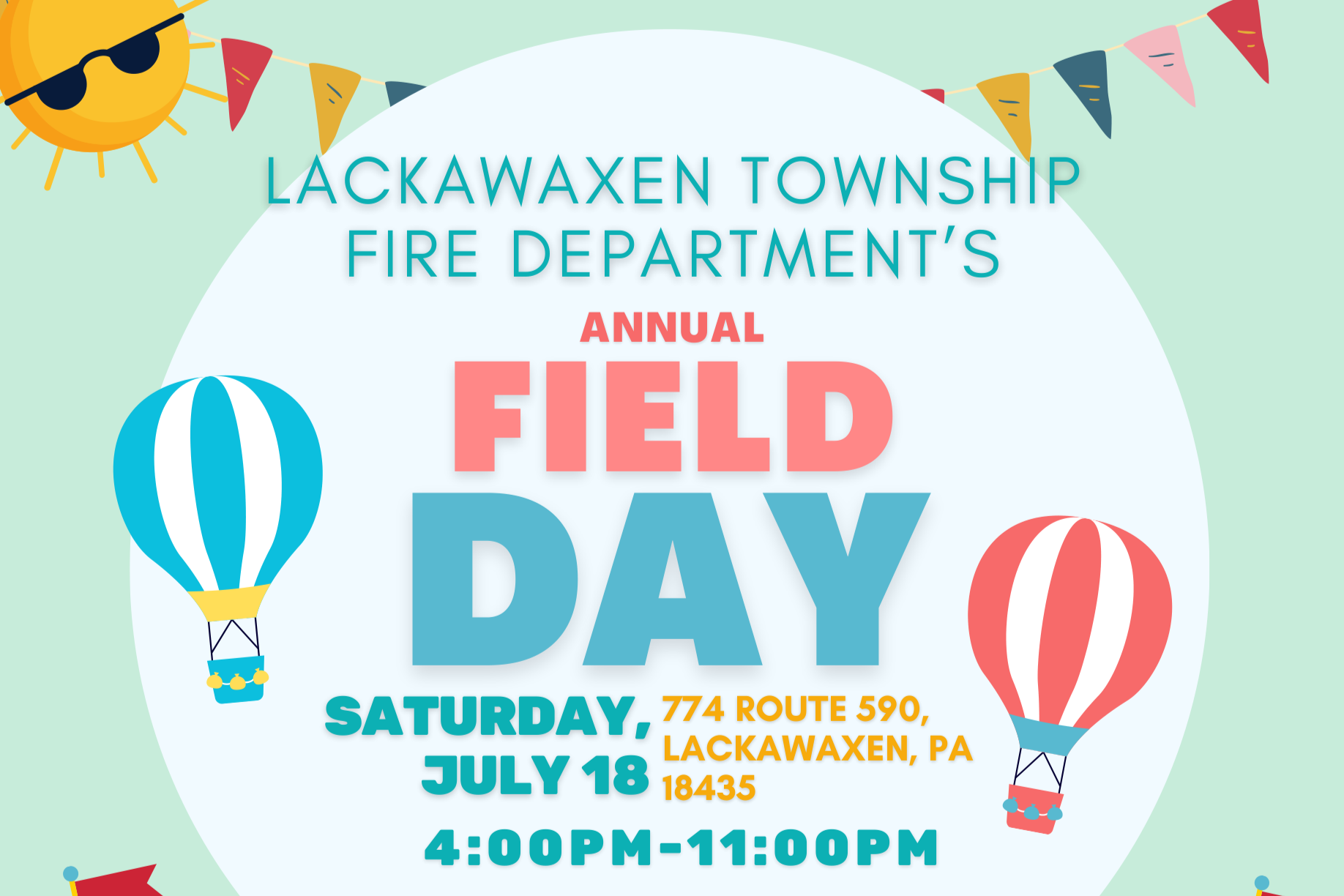 Lackawaxen Fire Department Annual Field Day