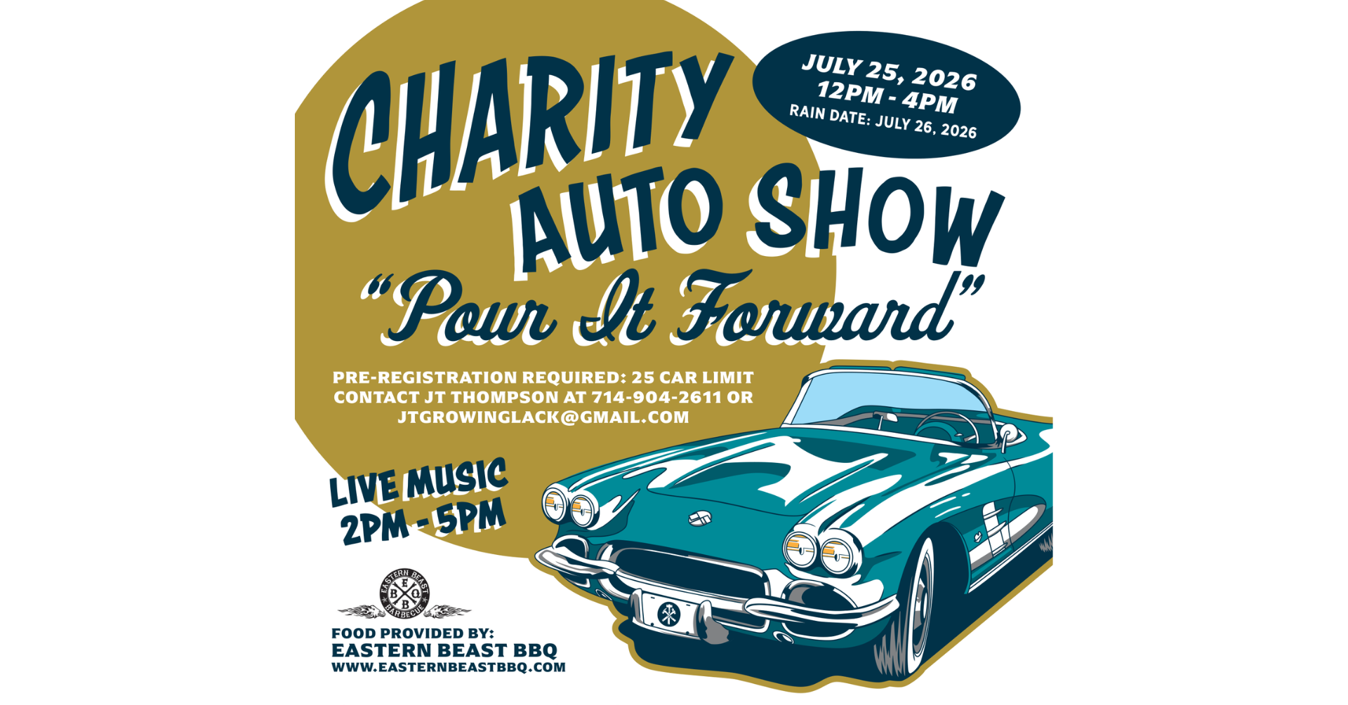 Charity Car Show - Pour It Forward
