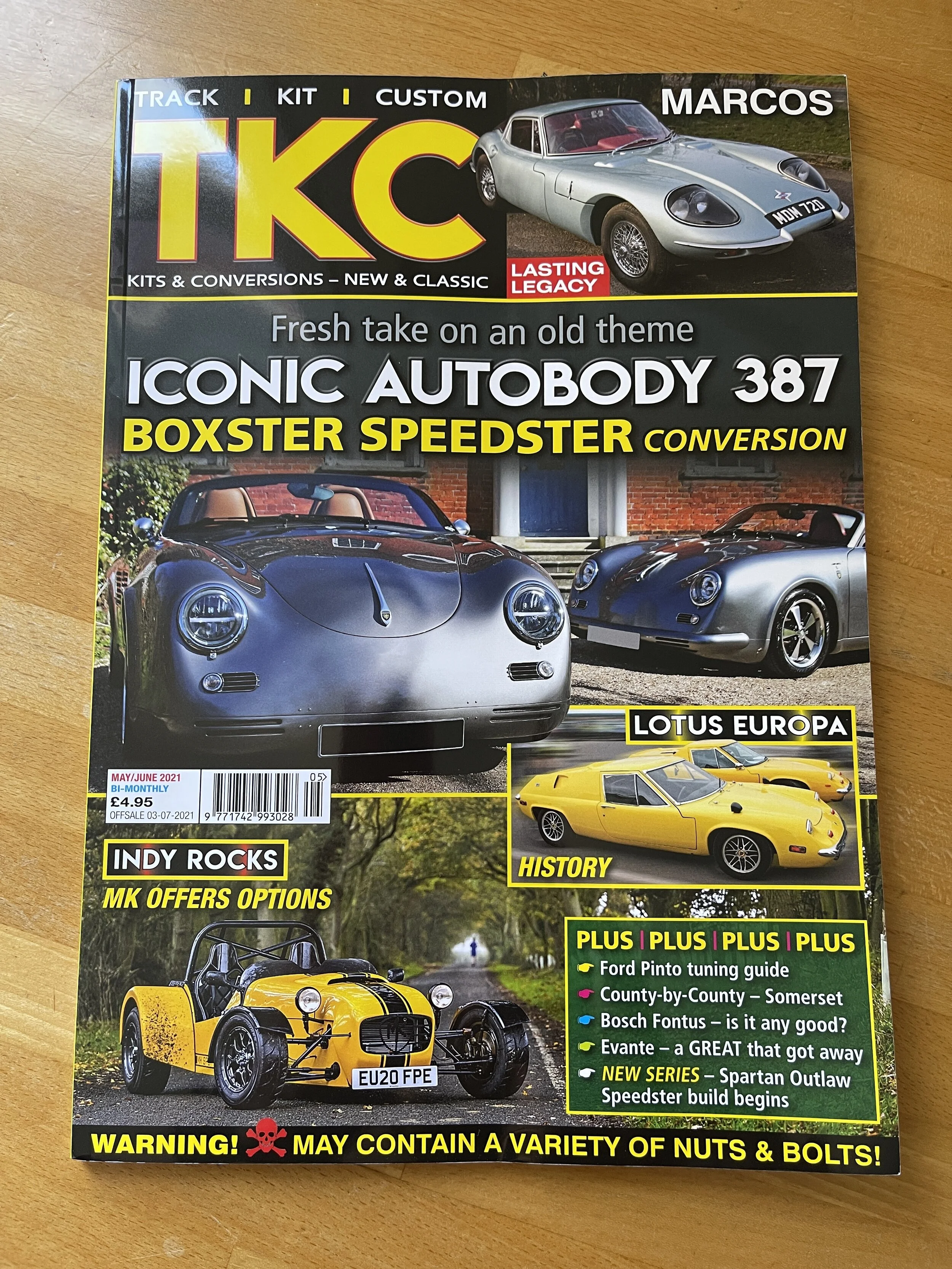Total Kit Car Magazine May/June 2021 — Spartan Outlaw