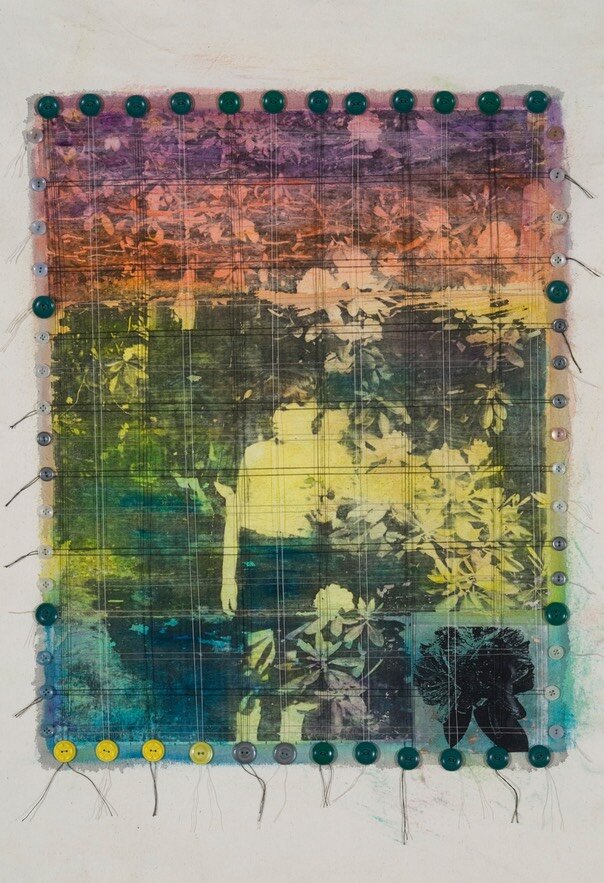  Gail Skudera,&nbsp; Solstice , 2011, Mixed media on canvas, 29" x 21", $1, 200. 