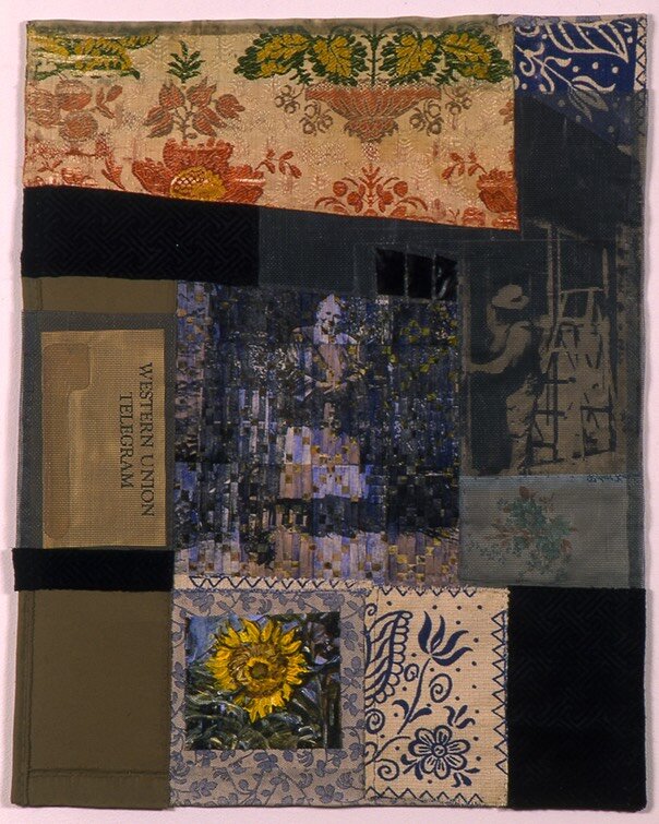  Gail Skudera,&nbsp; Mother of Thyme,  2002, Woven mixed media, 23.5" x 18", $1,200. 