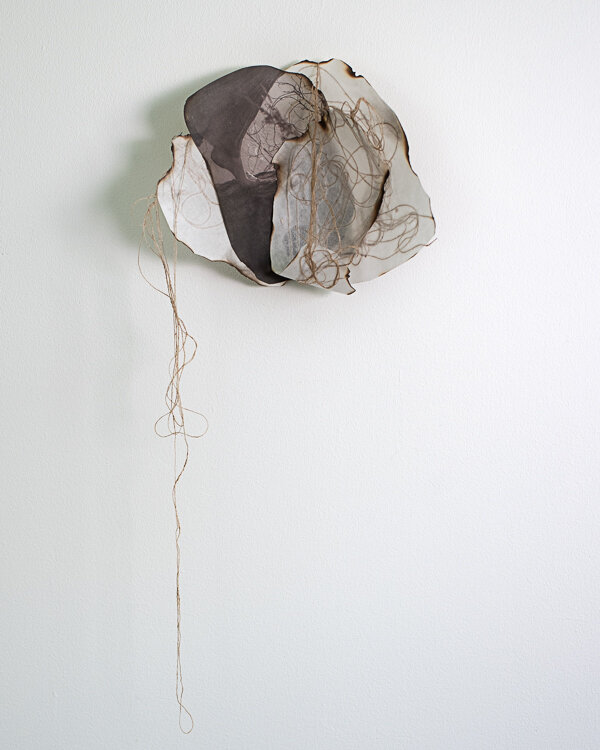  Karen Olson, Root Walking, 2021, Sculptural photograph, 16x7 inches 