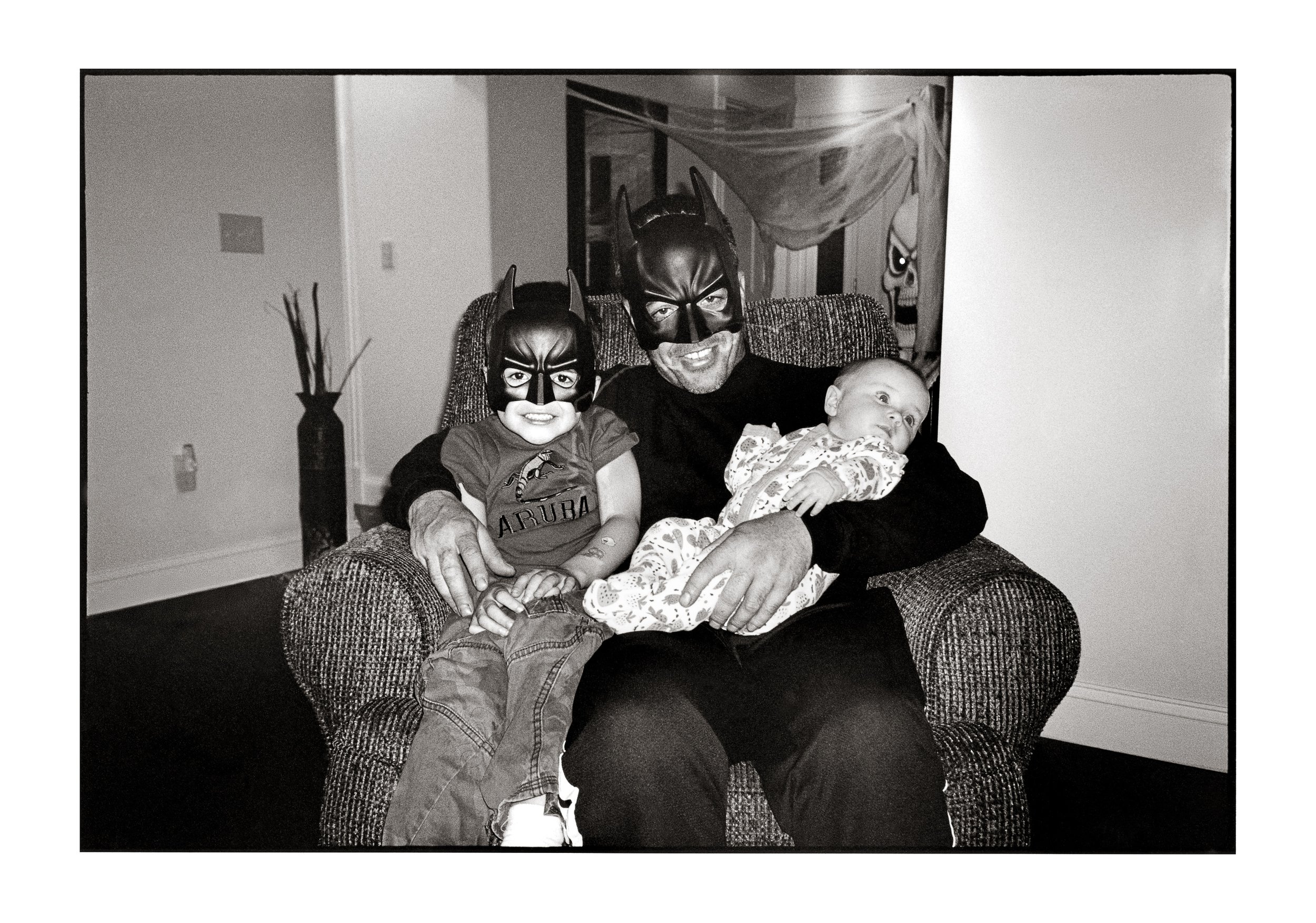 Melonie Bennett, Wyatt, Merritt and Cinderella, Halloween, 1/10, 2010, Inkjet Print, 24 x 33 inches, $1,750