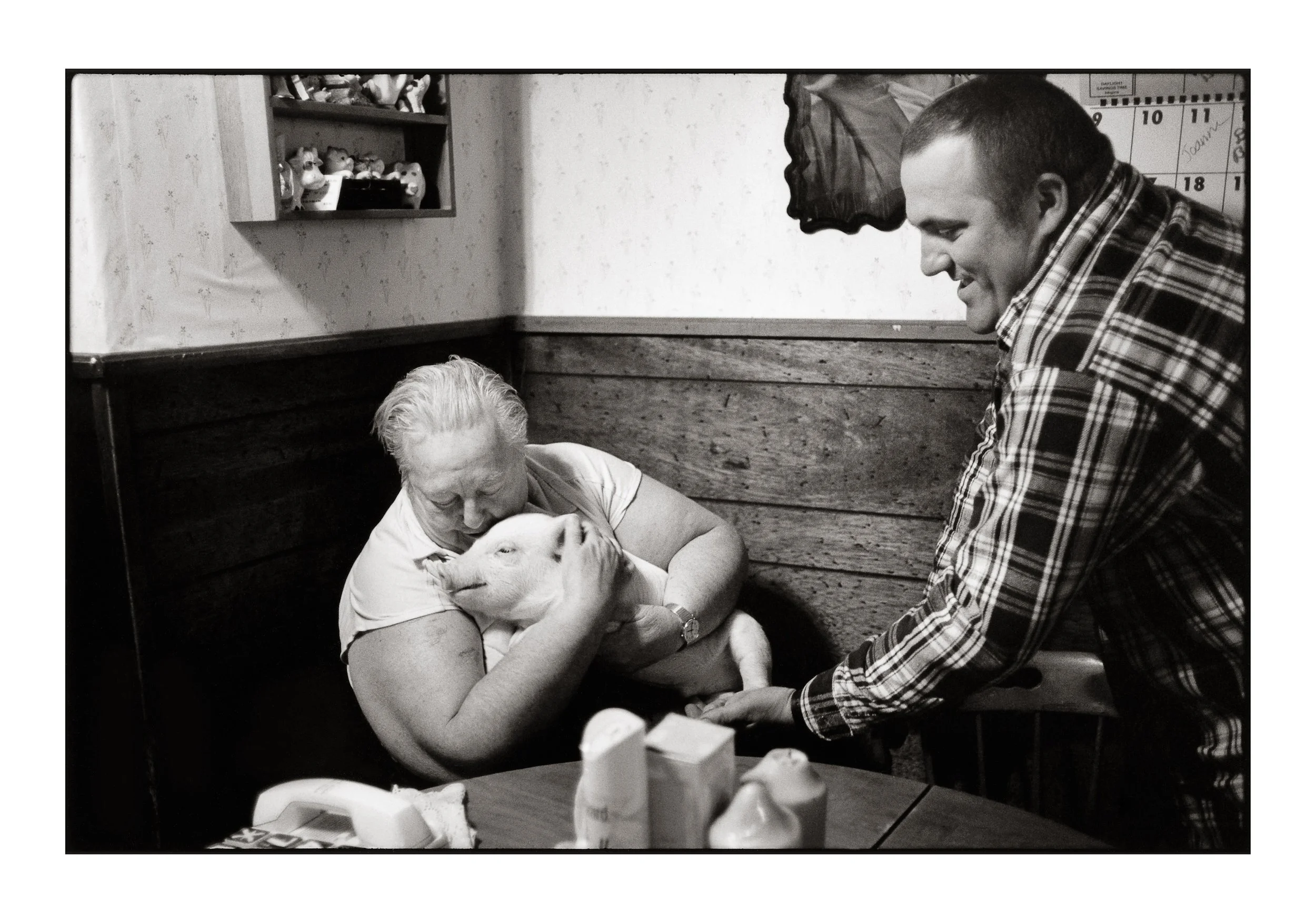 Melonie Bennett, Doris and Piglet, Easter, 1/10, 1997,  Inkjet Print, 24 x 33 inches, $1,750