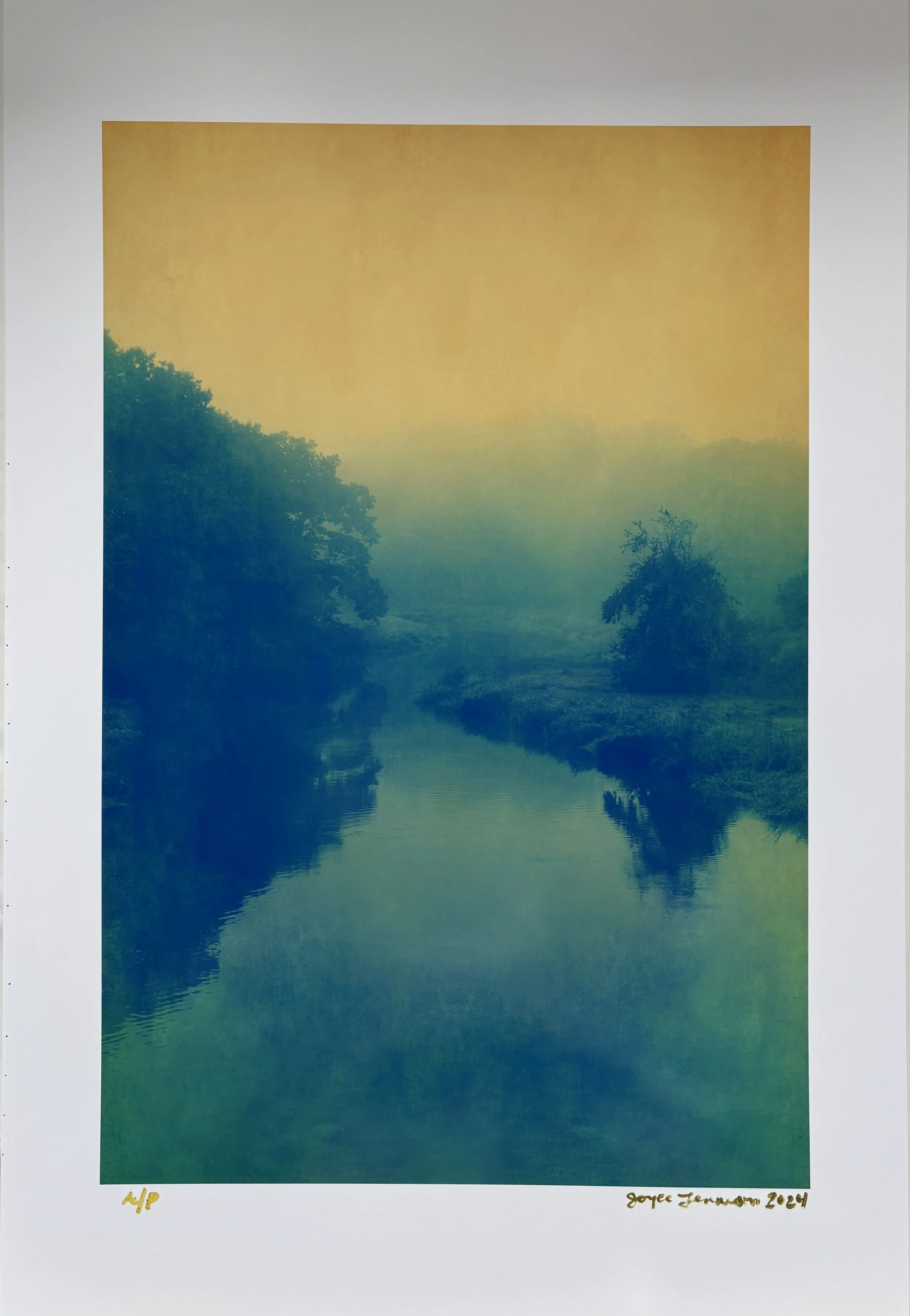 Joyce Tenneson, Sacre Bleu Series, Untitled Tree With Pond