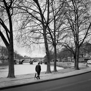 Richard Wexler, Man Walking with Umbrella