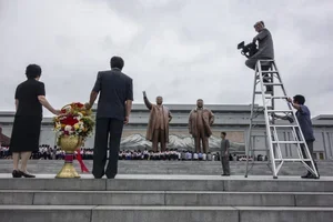 Arlene Collins, Mansu Hill Grand Monument, Pyongyang, North Korea