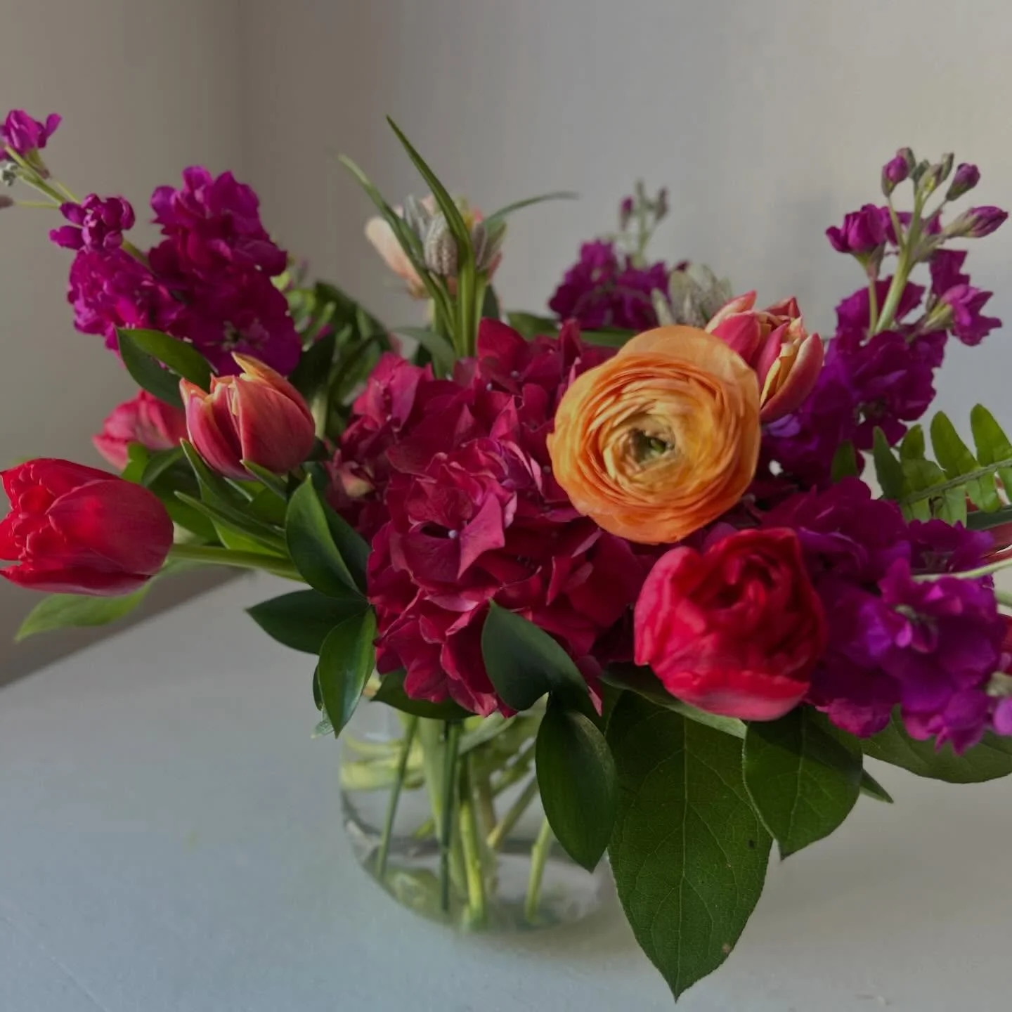 Red and fuchsia together? I&rsquo;m a believer.

With double red Tulips from @vanco_tulips in Canada 🇨🇦 and double &lsquo;Columbus&rsquo; Tulips from @peasehillfarm in Maine 🦞