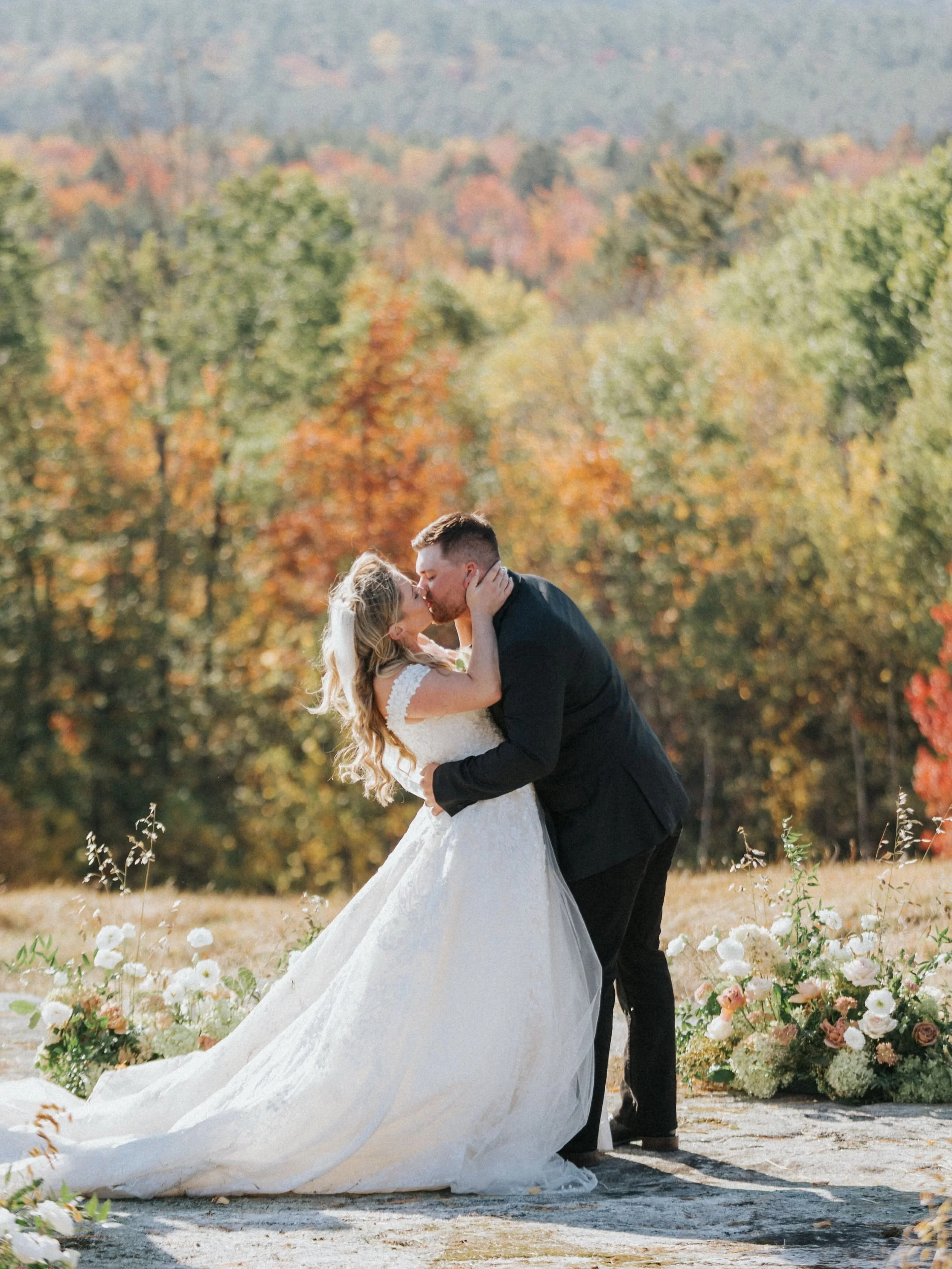 Northern Sea Oats catching the autumn light at this stunning mountaintop wedding in Bethel. 

Planning + Design: @afamilyaffairmaine
Reception Venue: Cobblestone Farm
Ceremony Venue: Private Property
Catering: @111maine
Photo: @courtney_elizabeth_med