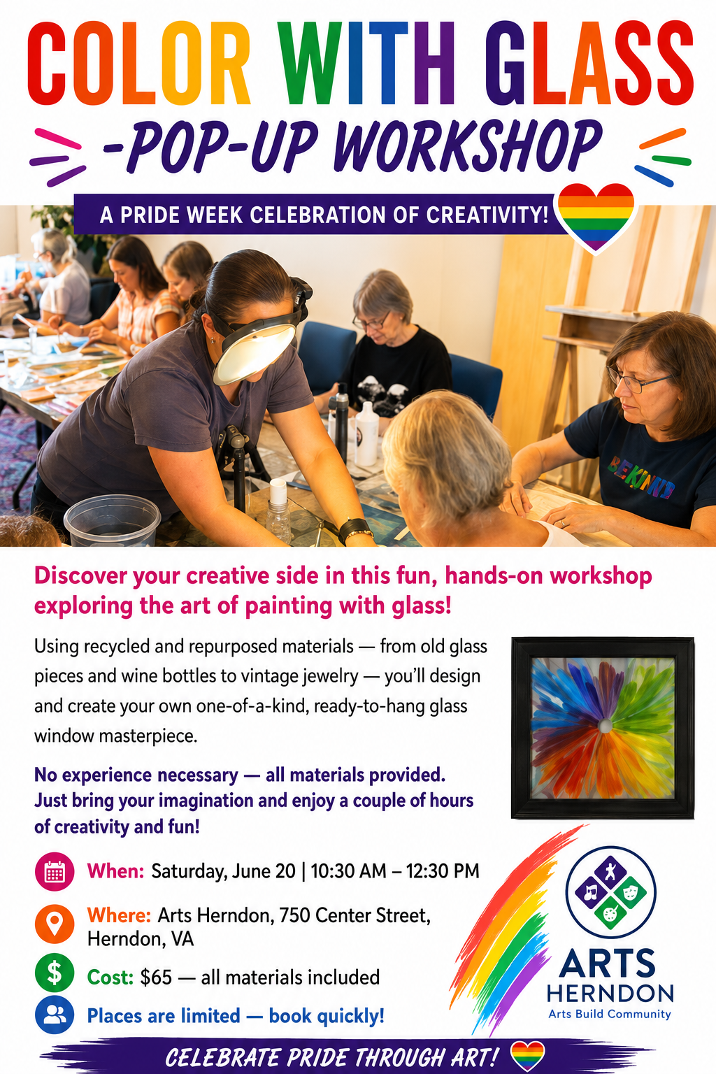 Color With Glass - Pop-Up Workshop