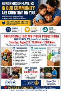 Nonperishable Food and Hygiene Products Drive