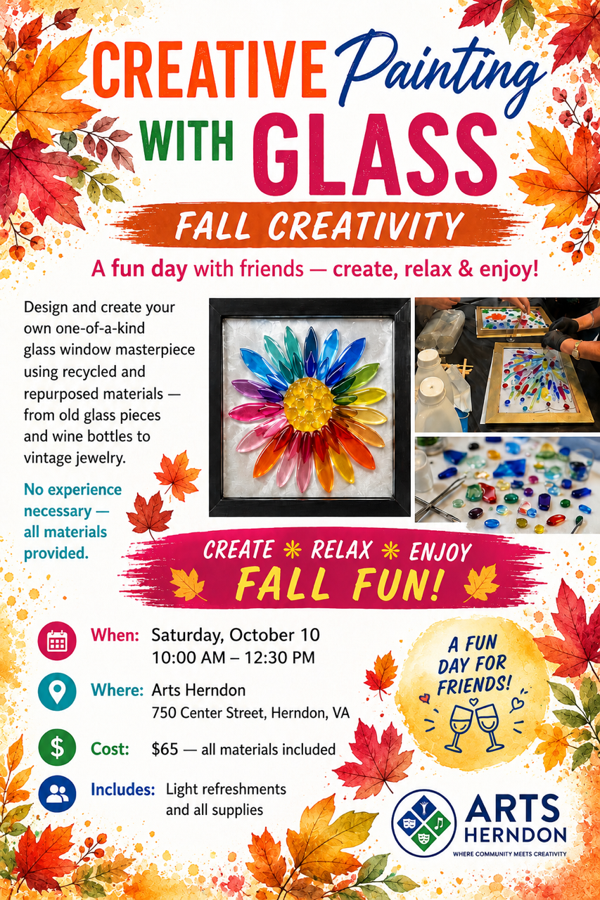 Creative Painting with Glass: Fall Creativity