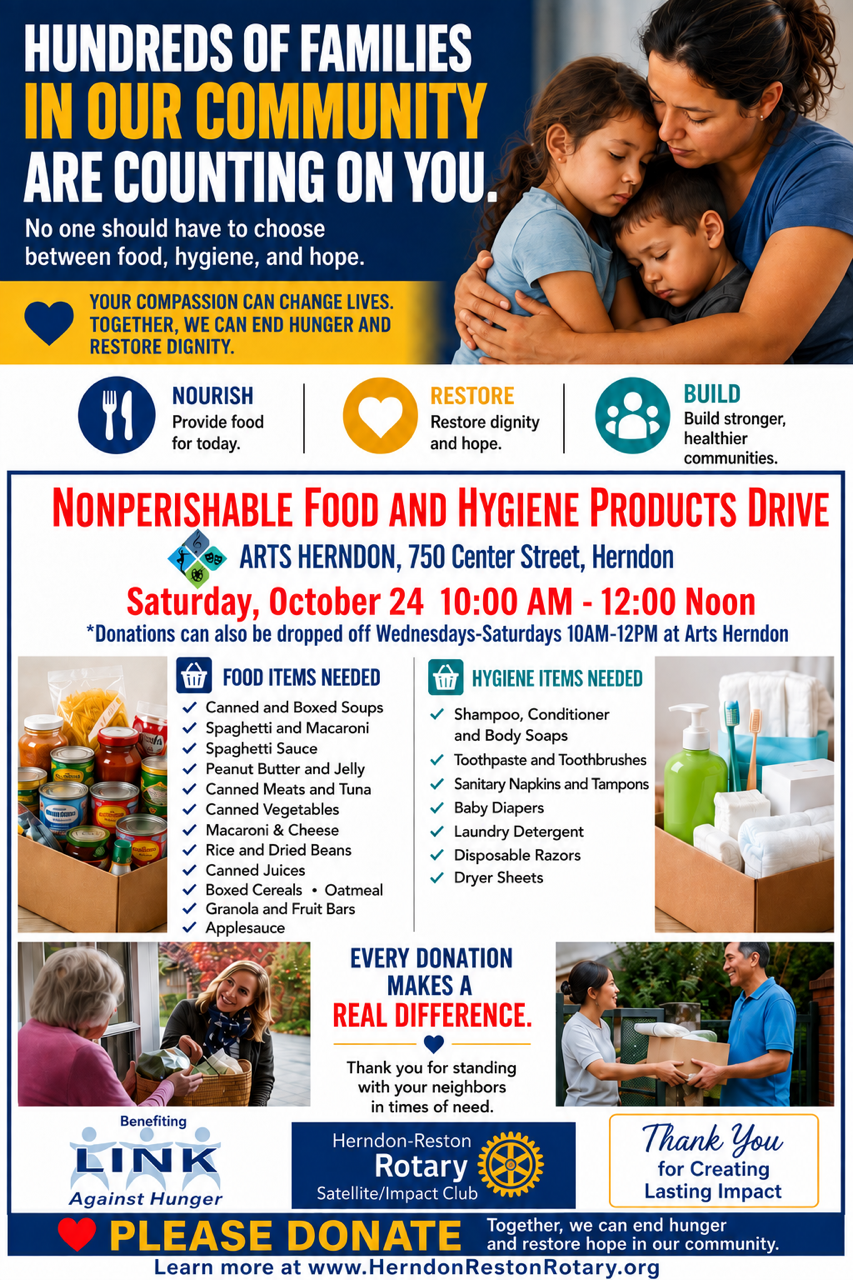 Nonperishable Food and Hygiene Products Drive