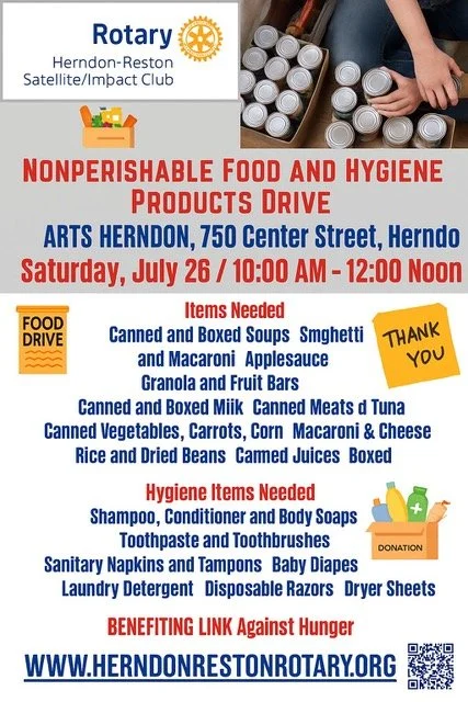 Rotary: NonPerishable Food And Products Drive