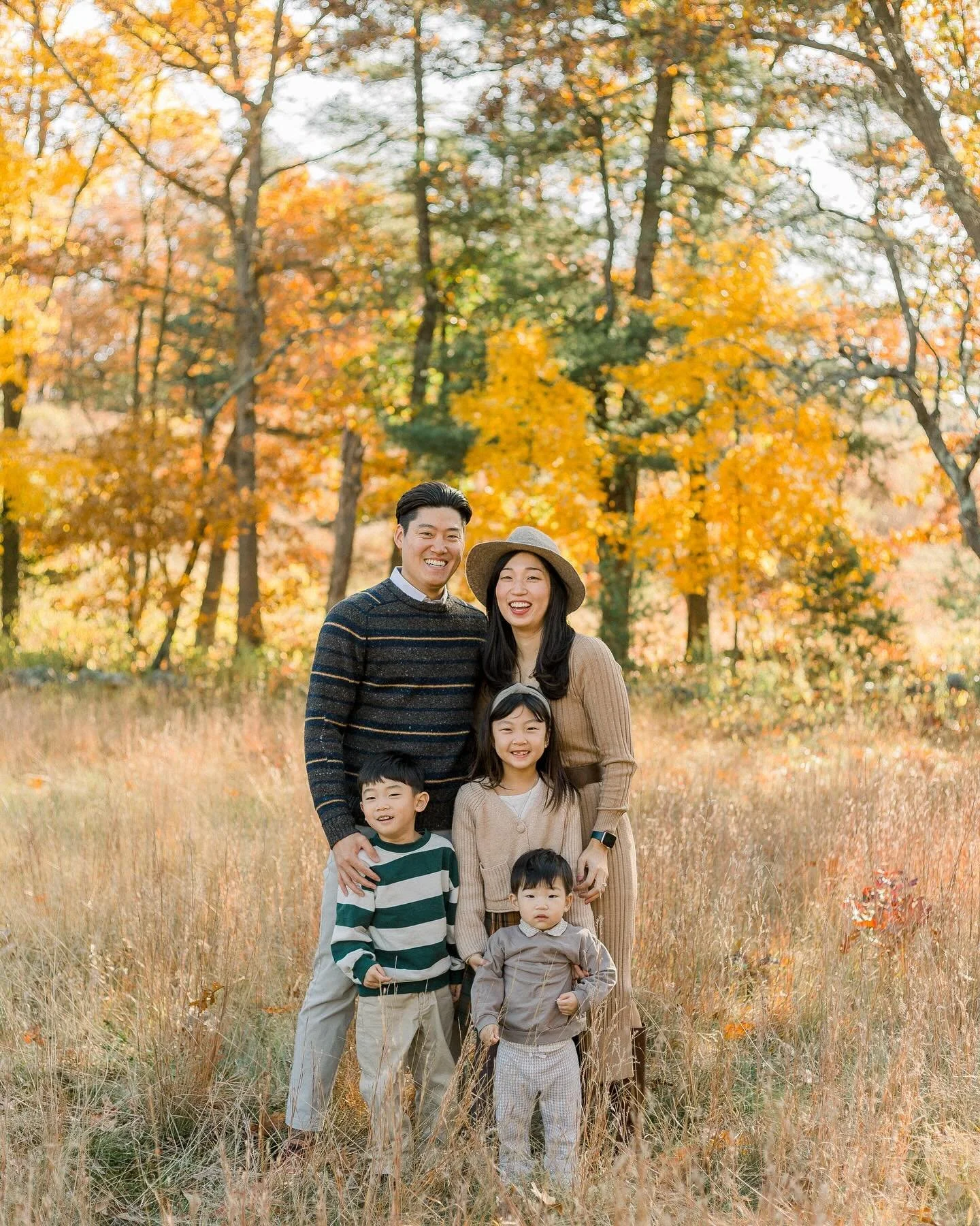 Choi fam looking lovely as always! 🍁 ☀️ Happy to have caught the last of the fall colors! Not sure if I am ready for winter! 🥶 ❄️