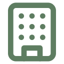 Icon of a smartphone with a numerical keypad.