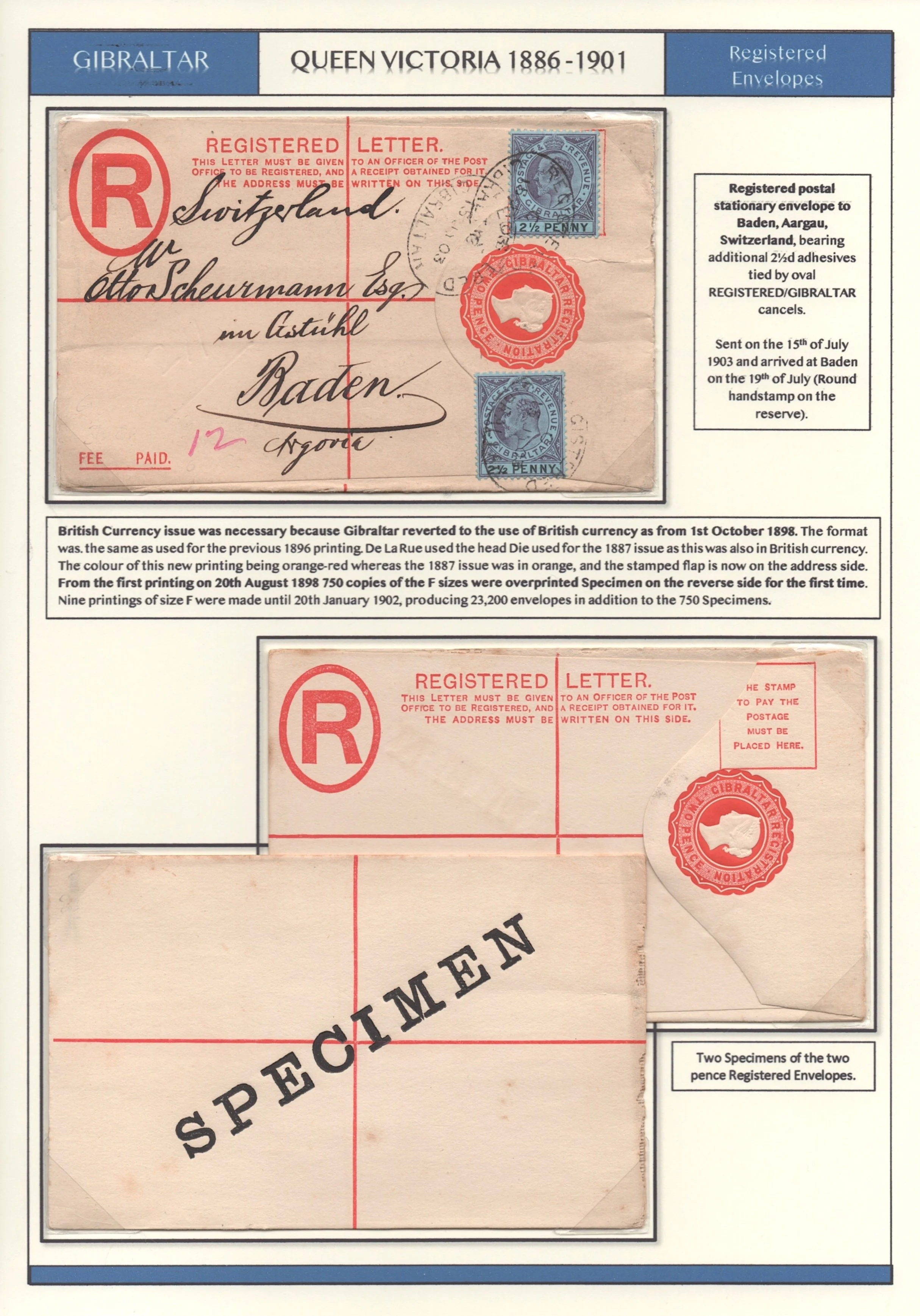 Gibraltar 1889 / 21.11.2022