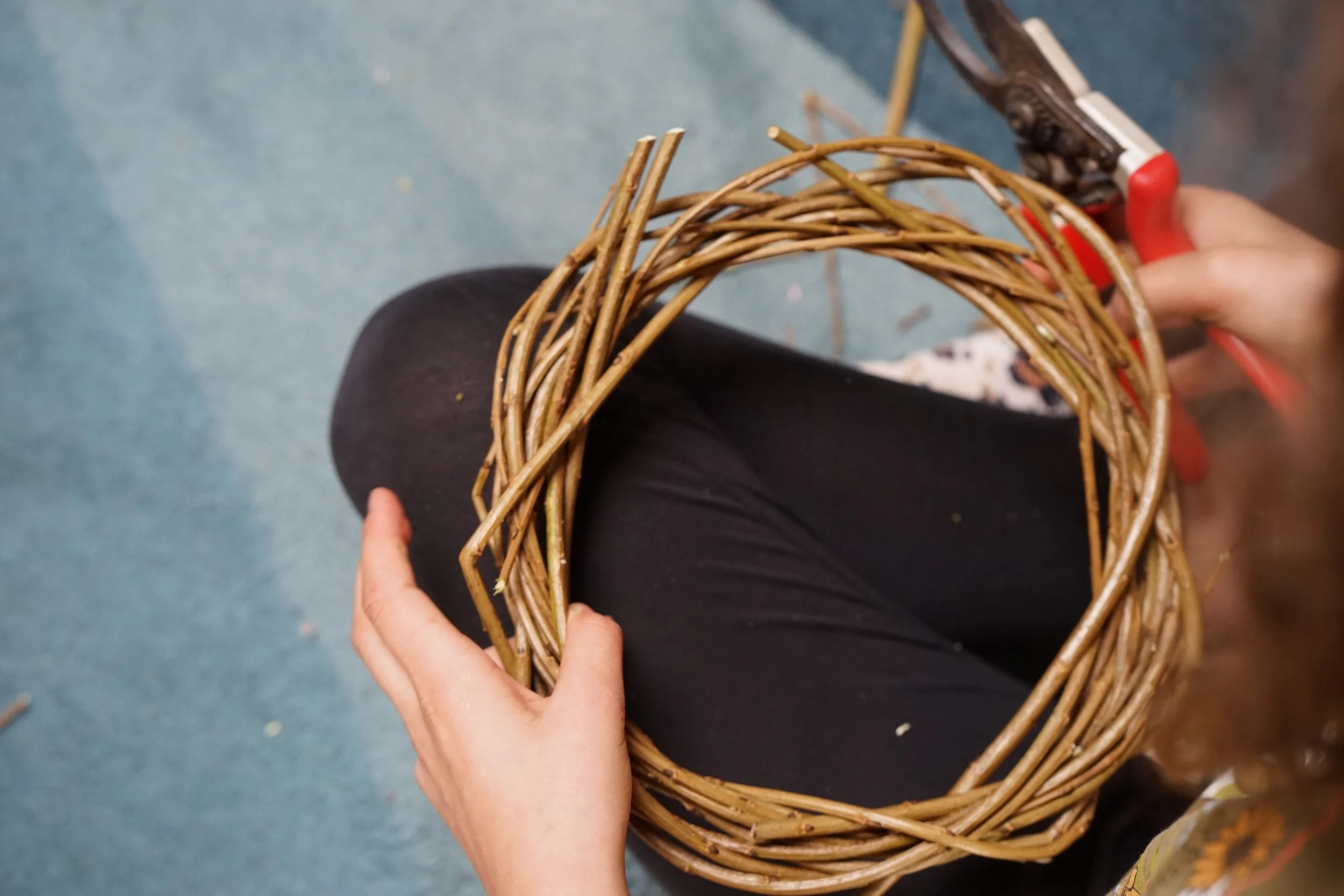 Learning the art of basket weaving